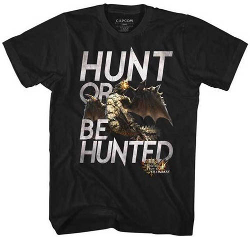 Camiseta Monster Hunter Hunt Or Be Hunted Capcom Videojuego Hombre  - Imagen 3 de 3