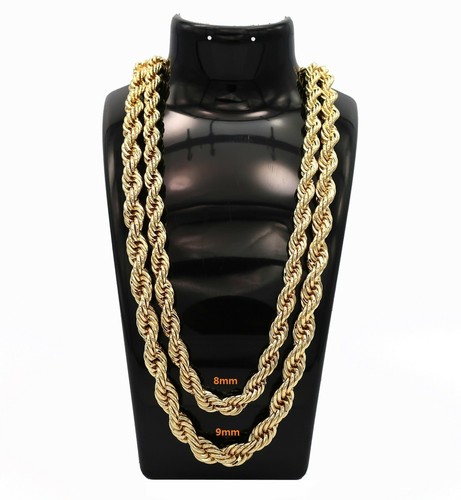 Men's 7mm 8mm Twist Italian Rope Chain 