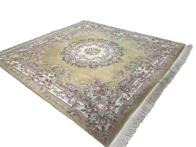Super Dekorativer Peking Tolle Qualität Handgeknüpft Quadratisch 265x265 N20904