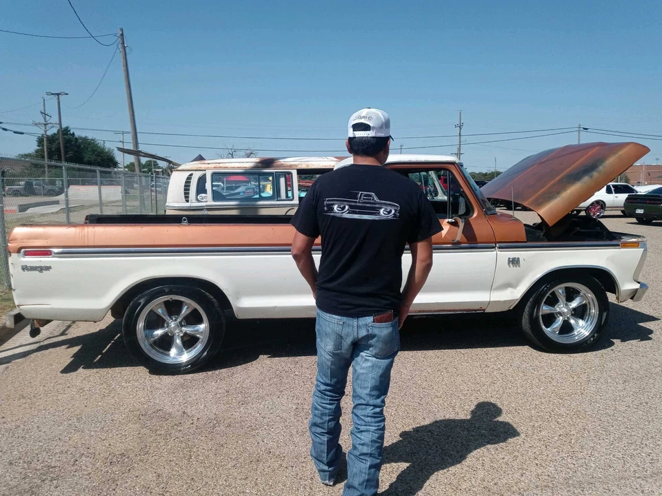 Camiseta Ford Truck 1973 a 1979 F100 F150 1974 1975 1976 1977 78 Dentside Pickup Foto 2 de 4