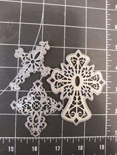 Universal Metal Die Cut Tool Emboss Easter Religious Get awell Symapthy Cross 3p