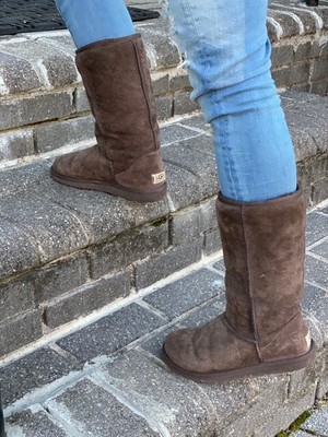 tall shearling lined boots