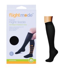 Flightmode Compression Unisex Stockings Travel Anti-Fatigue Flight Socks-Large 