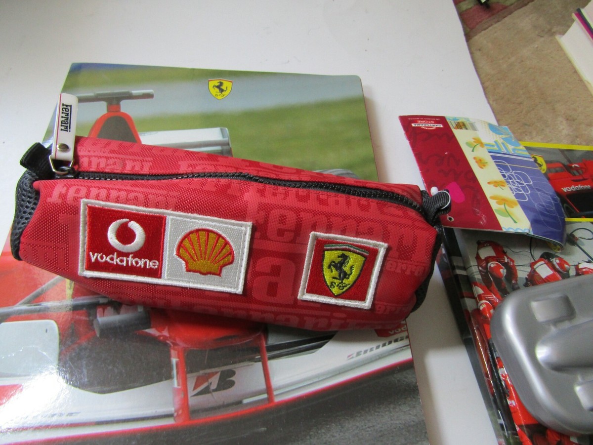 筆記具 ferrari official licensed product 2002 vintage Ferrari 2002 diary book, pen set and other