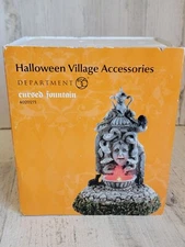 Dept 56 4020271 NEW cursed fountain Halloween village accessory spooky