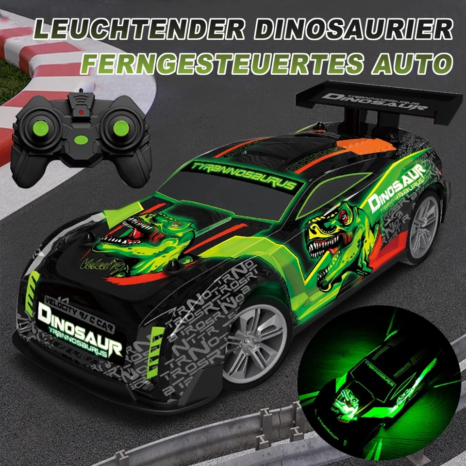 RC-Auto Ferngesteuertes Dinosaurier Auto ab 3 4 5 6 8 Jahre, RC Drift Car 1:18 - Bild 3 von 4