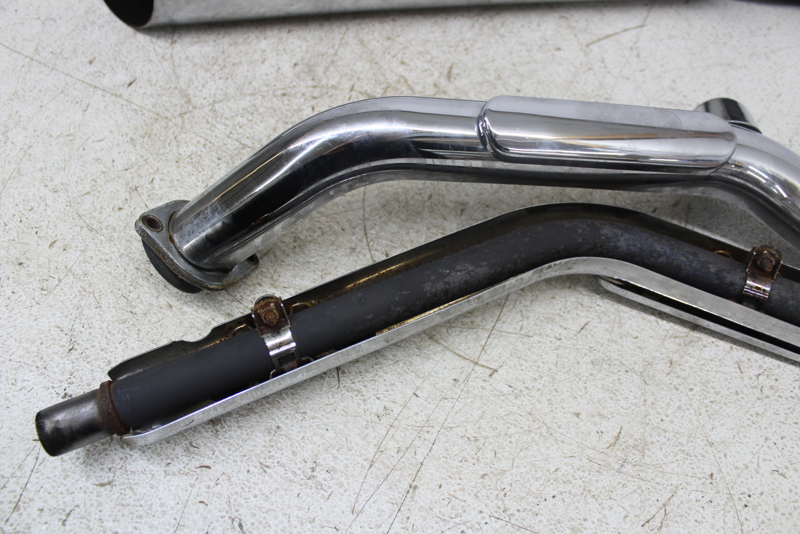 2004 SUZUKI INTRUDER VOLUSIA 800 VL800 FULL EXHAUST SYSTEM HEADERS HEAD