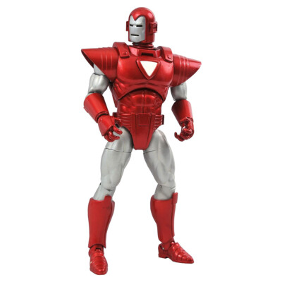 Marvel Select Silver Centurion Iron Man Action Figur 18cm Diamond Select - NEU