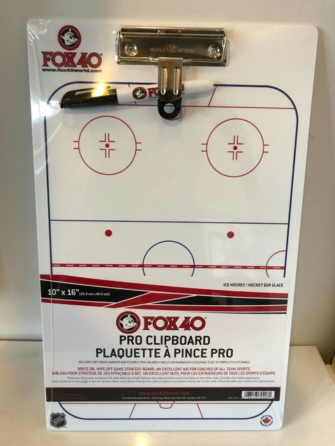 Fox 40 Pro Coaching Clipboard Ice Hockey For Sale Online Ebay