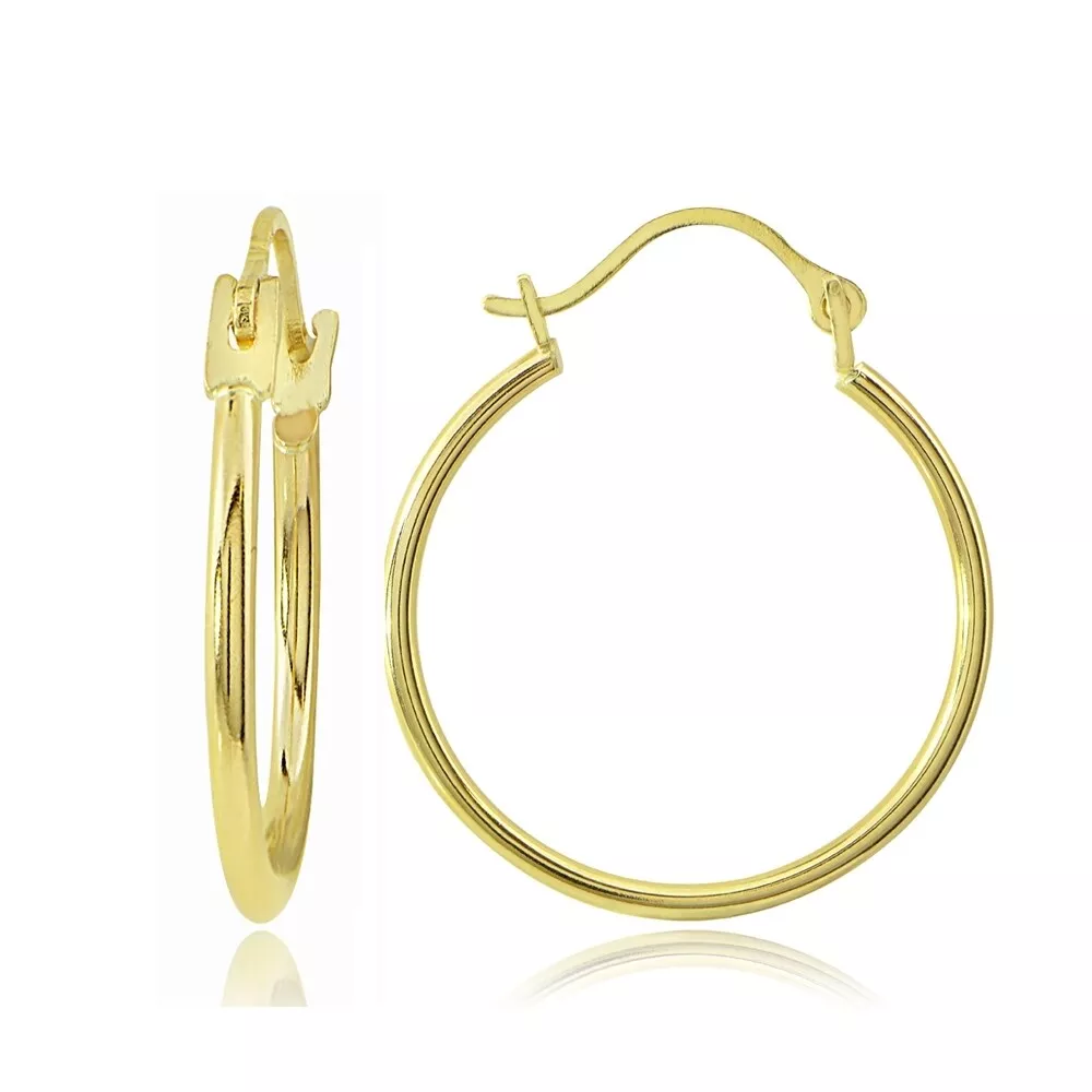Small 14k deals gold hoop earrings