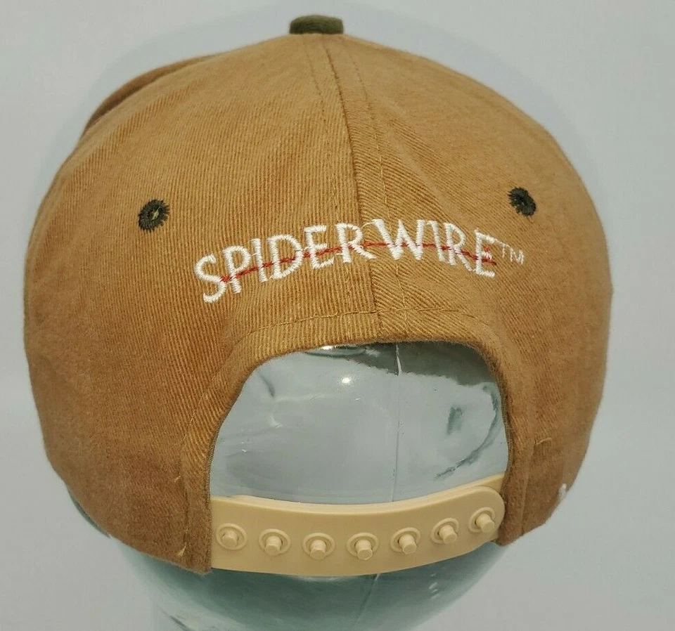 Sombrero bordado de colección Spider Wire Tour Wal-Mart - marrón/verde - hecho en EE. UU. Z1 Foto 4 de 4