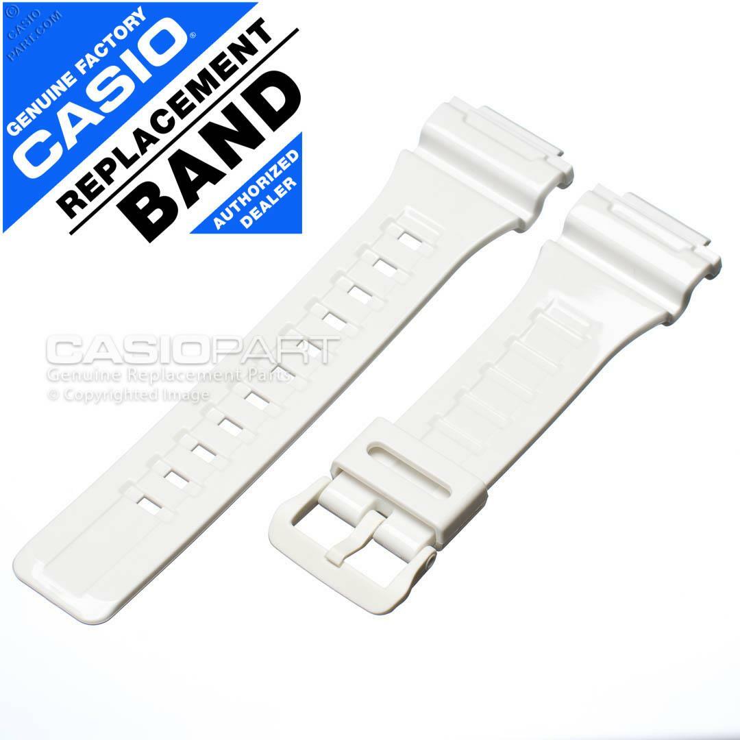 Casio White Glossy Watch Band Tough Solar Illuminator AQ-S810WC