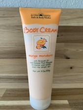 Bath and Body Works Mango Mandarin Body Cream 8 oz Vtg Lotion