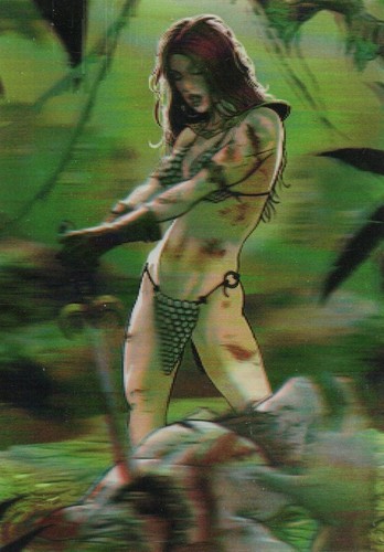 Red Sonja, Breygent 2011: RS11 Lenticular 3-D Chase Card, Marc Wolfe