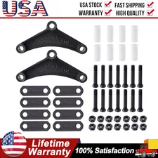Heavy Duty Steel Tandem Trailer Axle Shackle Kit New for Double Eye Spring USA