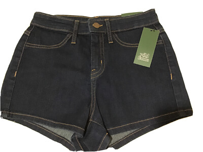 Wild Fable Women's Size Blue Marker High-Rise Shorts 554600
