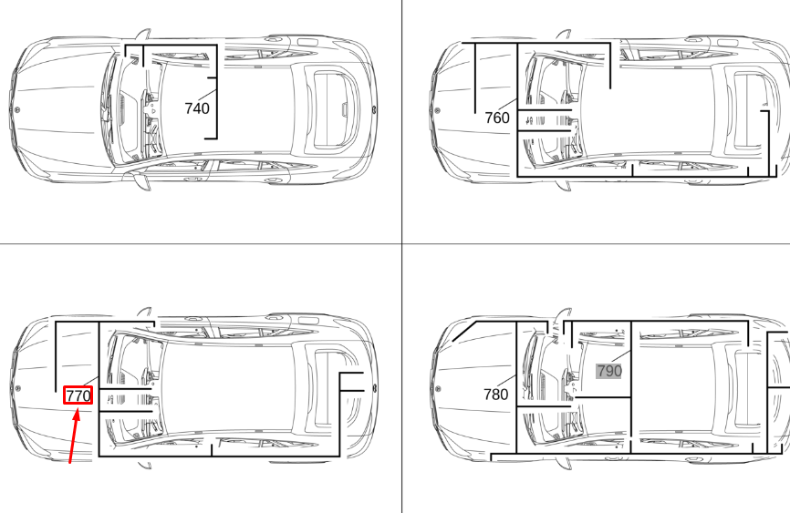 Faisceau de câbles pour caméra mono pour MERCEDES-BENZ GLE W167 A1675404314