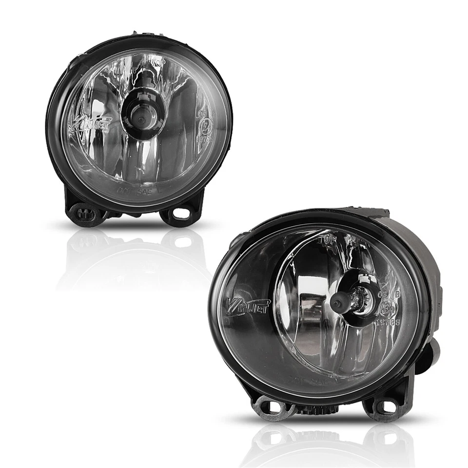 Luces antiniebla para BMW 535i GT 2010-2017 modelos base BMW 550i GT carcasa negra transparente Foto 2 de 4