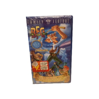 BFG Big Friendly Giant (VHS, 1996) Roald Dahl - RARE Sealed VHS Blue Clamshell