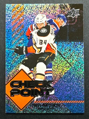 2024-25 UD Series 1 Pavel Mintyukov Check Point Speckle #CP-9 Anaheim Ducks