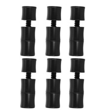6 Sets 5/16 X 18 Joint Protectors/Joint  Billiard Pool Cue Protector Black