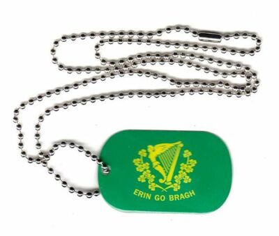 Dog Tag Erin go Bragh Erkennungsmarke 30 x 50 mm Fahne Flagge