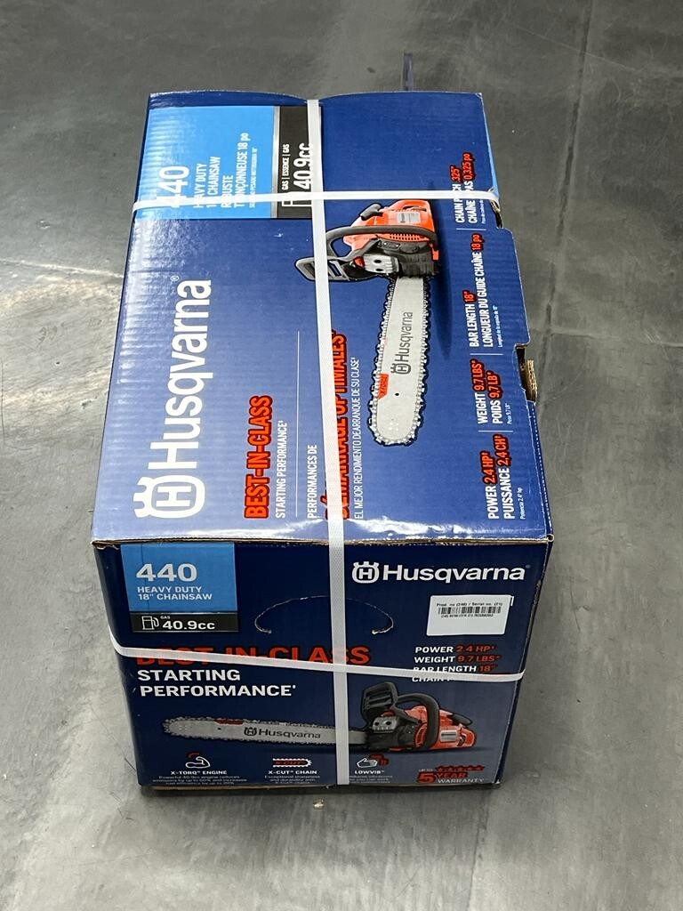 Husqvarna 440 Gas Chainsaw with XCut Chain 2Cycle XTorq Engine