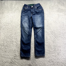 Levi's 511 Slim Blue Denim Jeans Adjustable Waistband Size 12 Reg