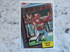 Cubs Kevin Orie Signed Autographed 1994 Topps Draft Pick Mint