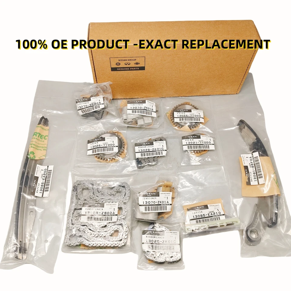 NEW OEM Timing Chain Kit For 05-19 Nissan Pathfinder 4.0L V6 DOHC 24V VQ40DE - Image 2 of 4