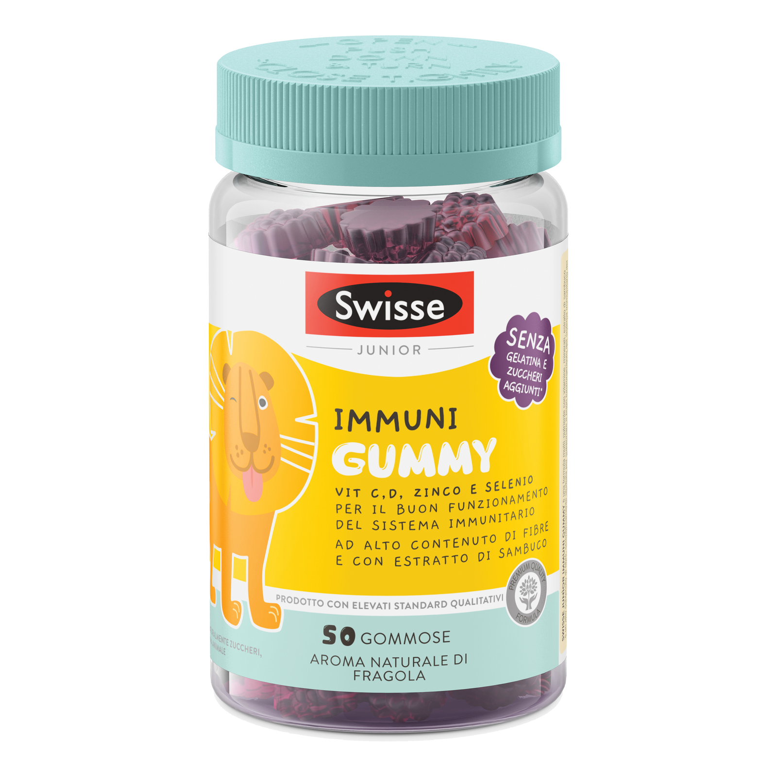 Swisse junior immuni gummy 50 pastiglie gommose