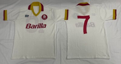 1987-88 ASローマ アウェイユニフォーム White Shirt Rome BRUNO 1987-88 ASローマ アウェイユニフォーム White Shirt Rome BRUNO