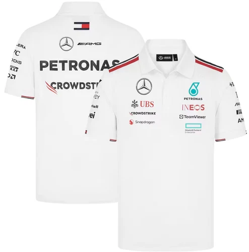 2025 NEU Mercedes AMG F1 T-Shirt Formel 1 weiß -- - Bild 1 von 7