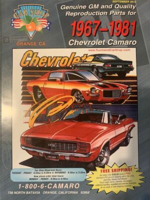 Chevrolet Camaro Teile Katalog 1967-1981
