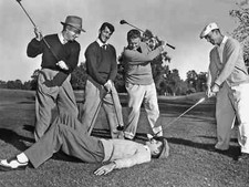 Dean Martin And Jerry Lewis On The Golf Course 4x6 Picture Celebrity Print