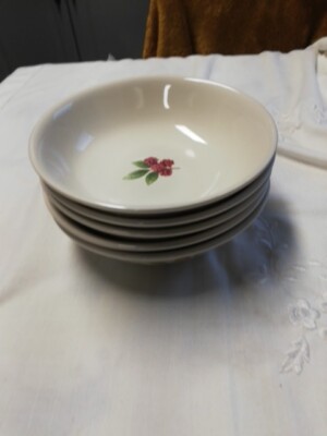 Set Debenhams Stoneware Bramble Pasta Cereal Soup Dessert Bowls Plates  19cm UK