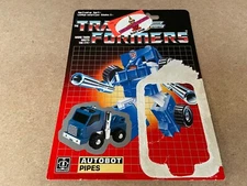 Transformers G1 1985 PIPES japan takara vintage cardback techspec 