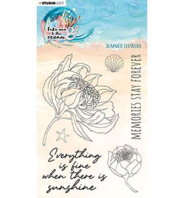 Summer flowers - Clearstamp / Stempel von StudioLight (SL-TO-STAMP219)