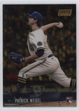 2021 Topps Stadium Club Chrome Gold Refractor 19/50 Patrick Weigel #335 2s1