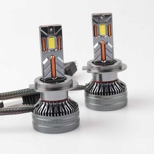 1 Pair H7 LED Headlight KIT Combo Bulbs High Low Beam Super Bright White 8000K