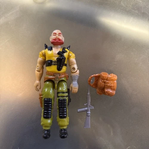 1987 HASBRO GI JOE TAURUS v1 FIGURE 100% COMPLETE (Right arm loose, new o-ring)