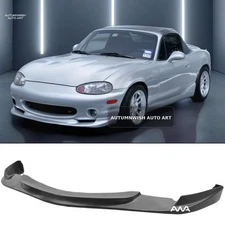 Fit 01-05 Miata MX-5 MX5 GV Style PU Unpainted Front Bumper Lip