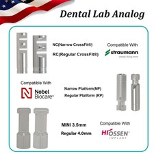 US Dental Lab Analog Fit Nobel Biocare/Hiossen/Straumann ITI Implant Replica