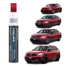 Car Touch Up Paint(Kings Red Metallic(LC3J/P8)) for Volkswagen, Car Paint Scr...