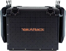 YakAttack BlackPro Kayak Crate 16"x16" Black Lid & 6 Hooks - BLP-PRO-16X16