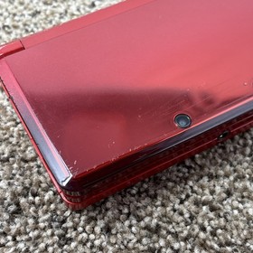 USA VERSION Nintendo 3DS Handheld System tested/working- Flame Red With Case