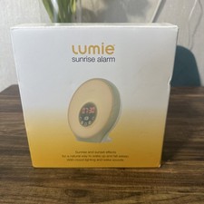 Lumie Sunrise Alarm - Sunrise Wake-up Alarm Sunset Sleep Feature - White