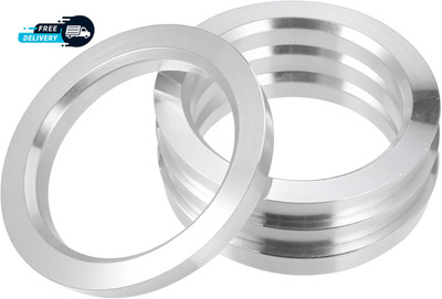 4Pcs OD 83.1Mm to ID 64.1Mm Aluminium Alloy Car Hub Centric Rings Wheel Bore