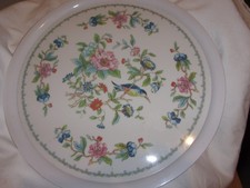 AYNSLEY PEMBROKE MELAMINE TEATRAY 13 INCH ACROSS