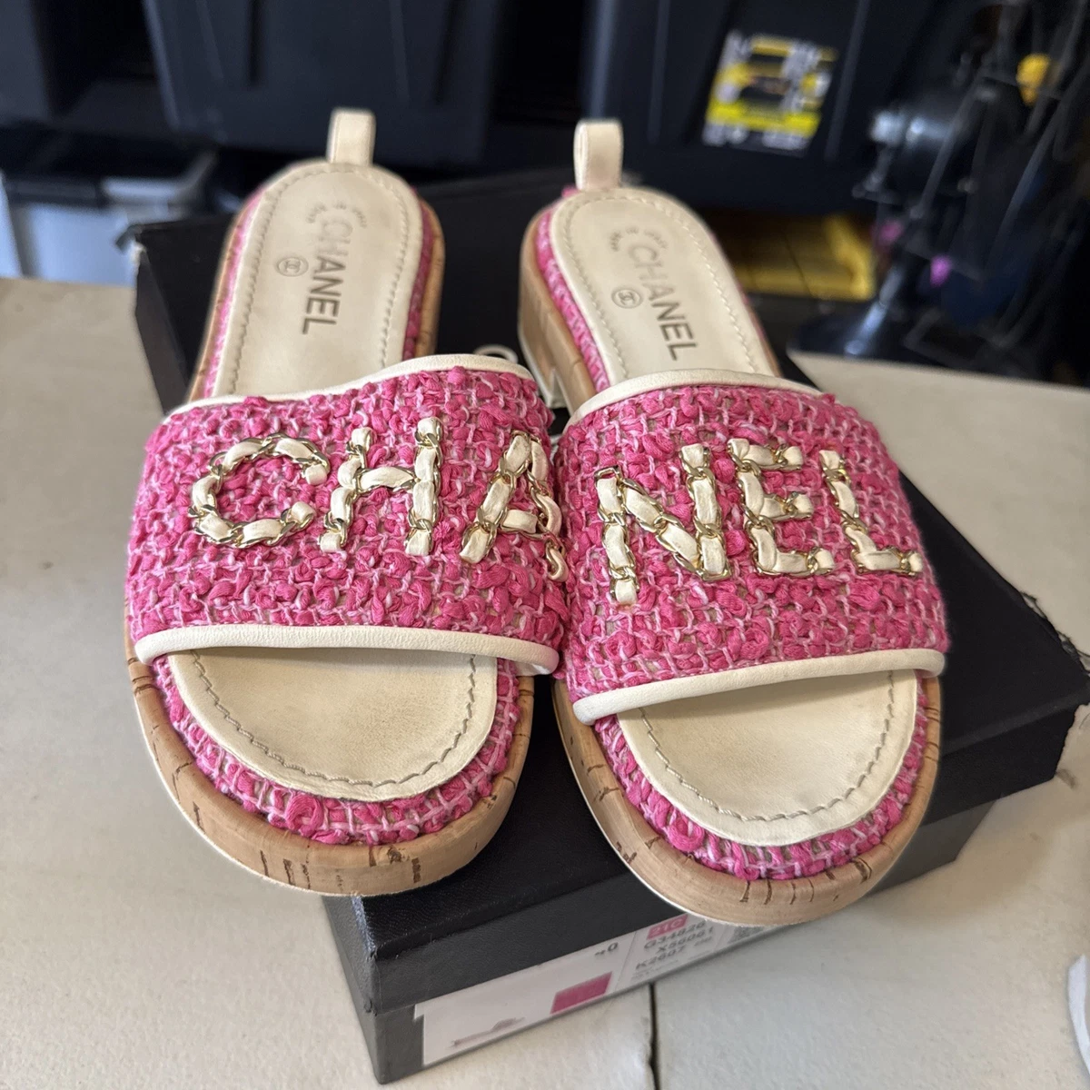 CHANEL Pink Sandals for Women for sale | eBay